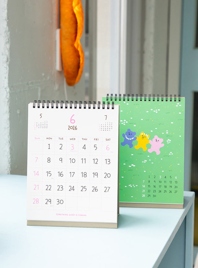 2026 Jelly bear - 檯面桌上月曆* [預購貨品，下單後14天出貨]