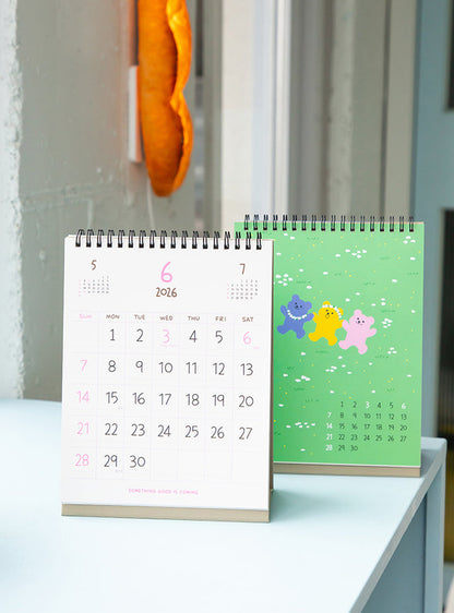 2026 Jelly bear - 檯面桌上月曆* [預購貨品，下單後14天出貨]