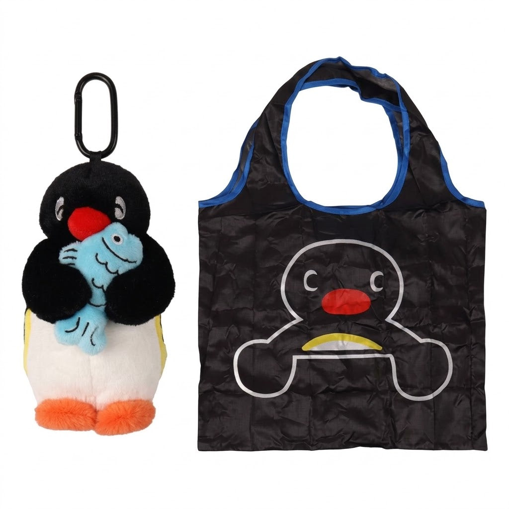 Free Gift 🎁 韓國Pingu 造型匙扣連環保袋 [預購貨品] 買任何兩隻Pingu / Pinga 公仔送Pingu 護照套一個‼️