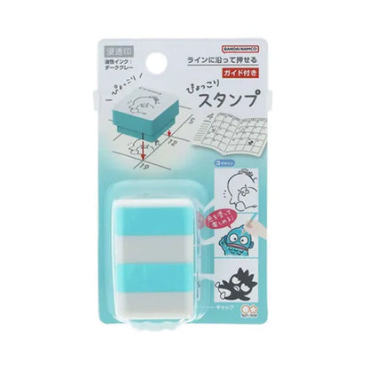 快閃訂購‼️ 自帶墨水· 無需印台‼️ 日本サンスター x Sanrio 三層印章- 企鵝、XO、水怪