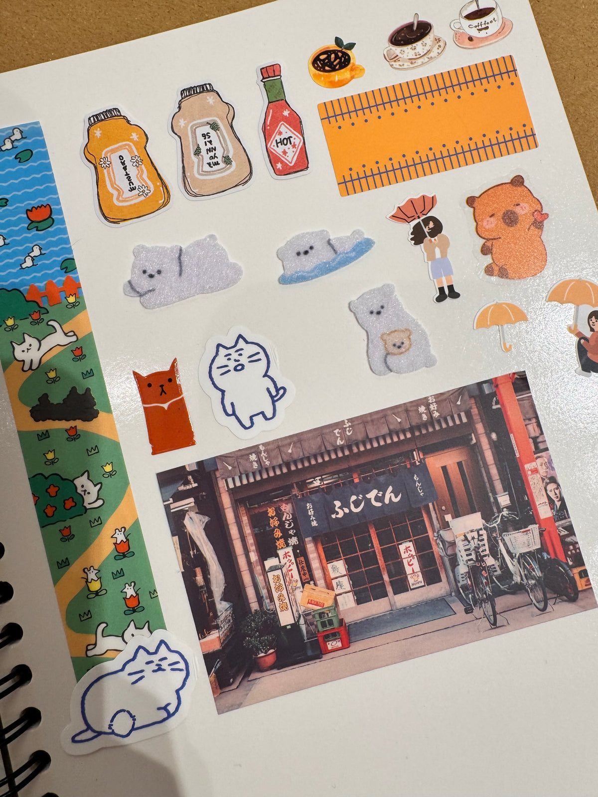兩本9 折‼️韓國Doodle It A5 尺寸 80 頁離型紙貼紙冊 [預購貨品］