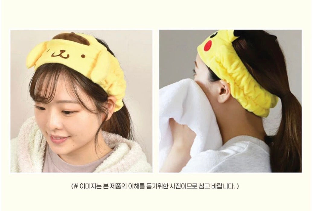 新品自動9 折‼️日本Monchichi 毛絨絨 Towel Hair Band - [預購貨品］