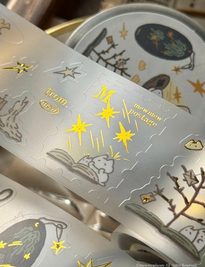 韓國Mewmewbeam 星光下的貓貓透明裝飾貼紙 - 貓咪回憶冊 （超過120 張）* [預購貨品，下單後14天出貨]