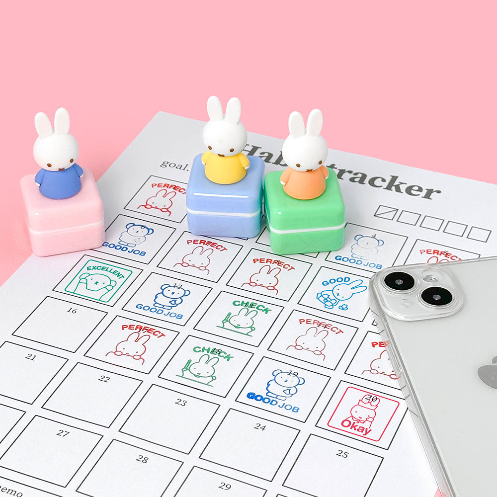 Miffy 系列滲透印章 - 無需印台 [ 預購貨品］