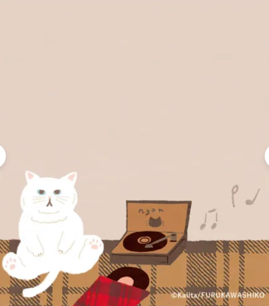 日本Kalita 貓咪咖啡館系列便條磚100 頁 - Caramel Coffee