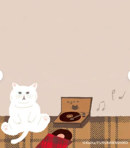 日本Kalita 貓咪咖啡館系列便條磚100 頁 - Caramel Coffee