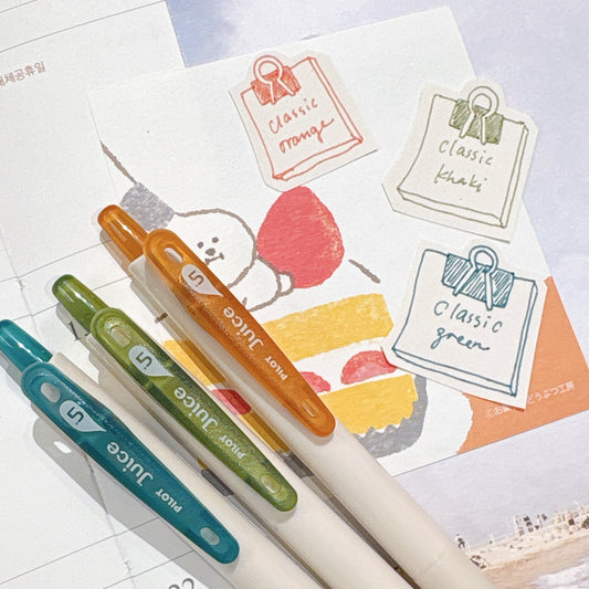 日本 Pilot Juice 果汁筆 0.5 復古濃色 - The Classic Color