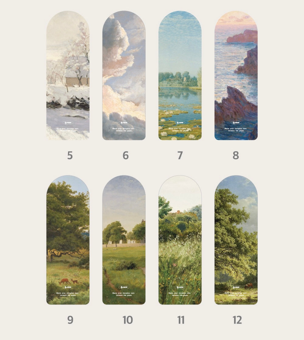 Monet Collection 12 款書簽- 莫奈的藝術館畫作系列 - * [預購貨品，下單後14天出貨]