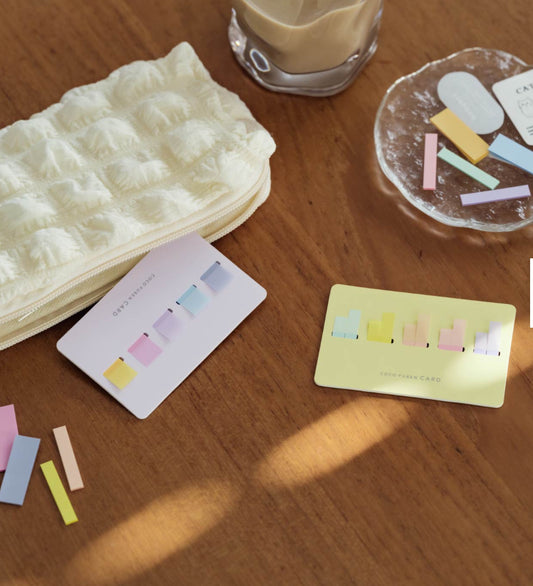 日本 Coco Fusen 卡型 Index Hightlight Memo 標示貼 - Slim Size