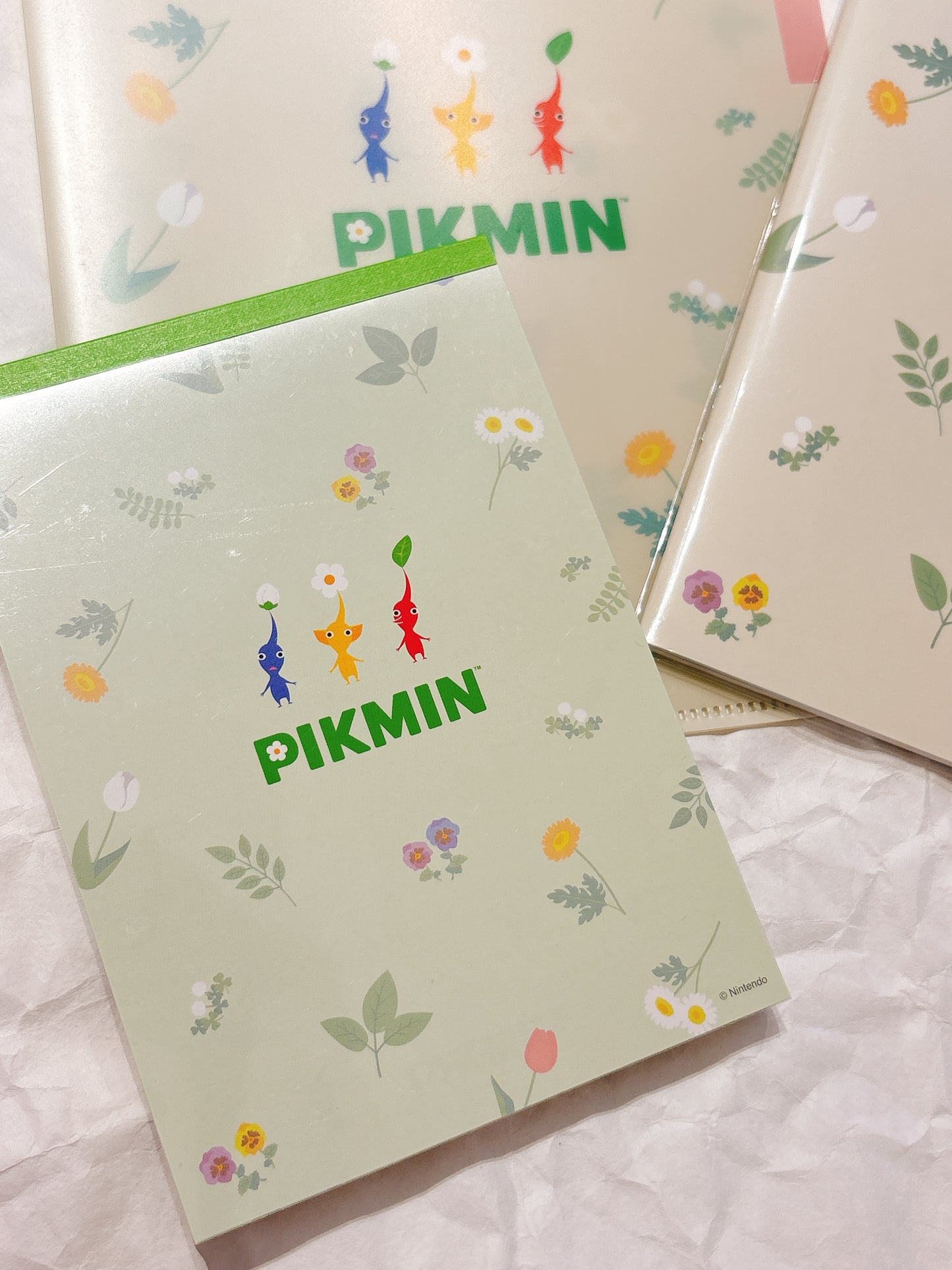 日本任天堂Pikmin A6 便條簿 - 一本有4種設計（兩色可選）* [預購貨品，下單後14天出貨]
