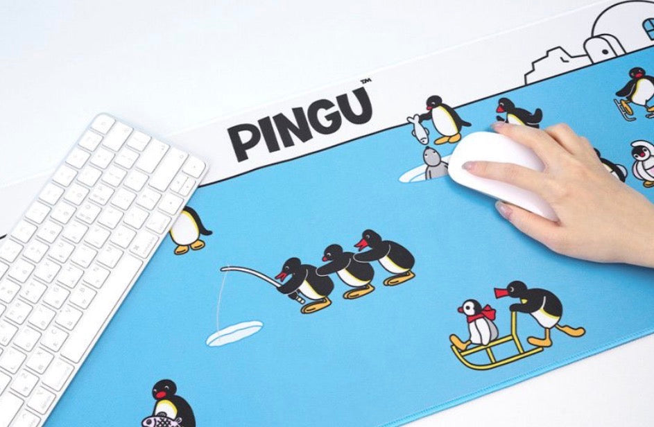 韓國Pingu 家族桌上長形Desk Mat <預購貨品: 14 天出貨 >