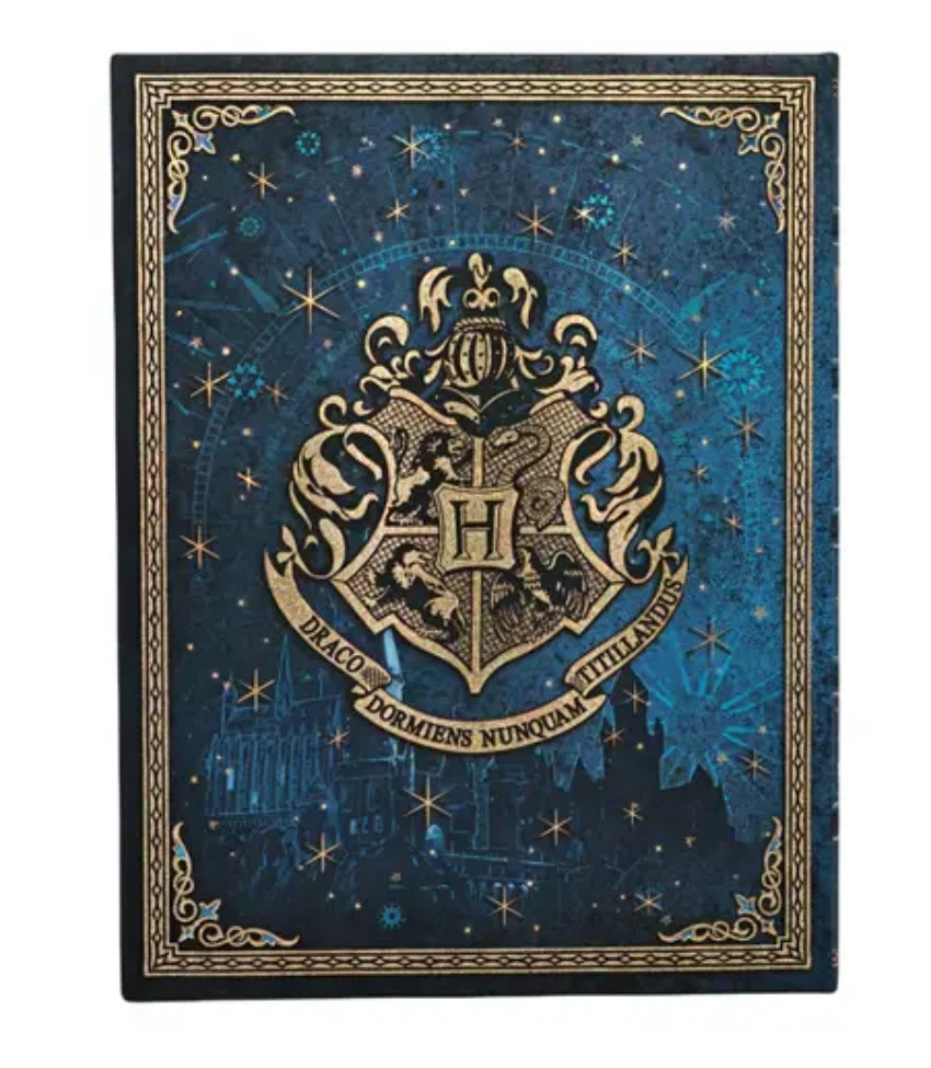一本也免運費‼️ 哈利波特The Hogwarts Journal 限量經典熨金筆記本 - Harry Potter (接受訂購: 兩星期後到貨）