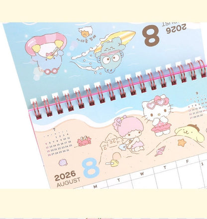 Sanrio My Castle 2026 桌上月曆* [預購貨品，下單後14天出貨]