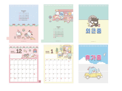 Sanrio Characters 2027 桌上月曆 [預購貨品]