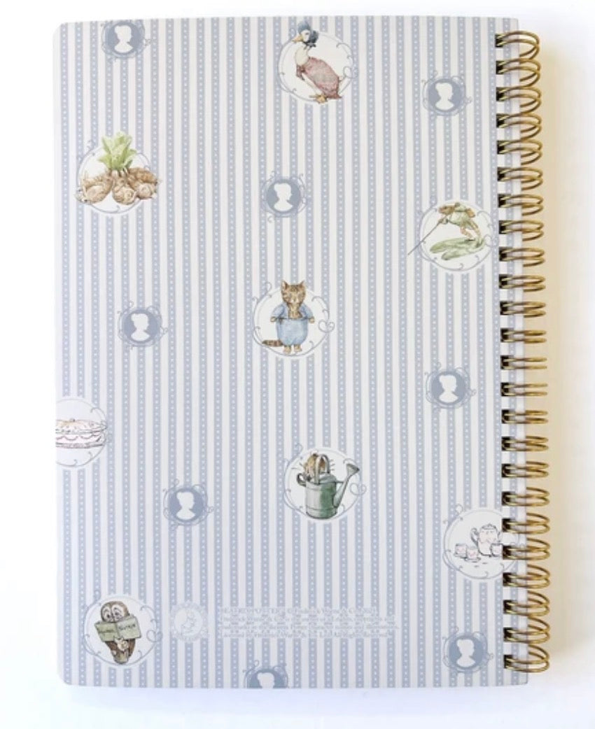 日本Peter Rabbit 彼得兔系列A5 筆記簿 - 藍色條子