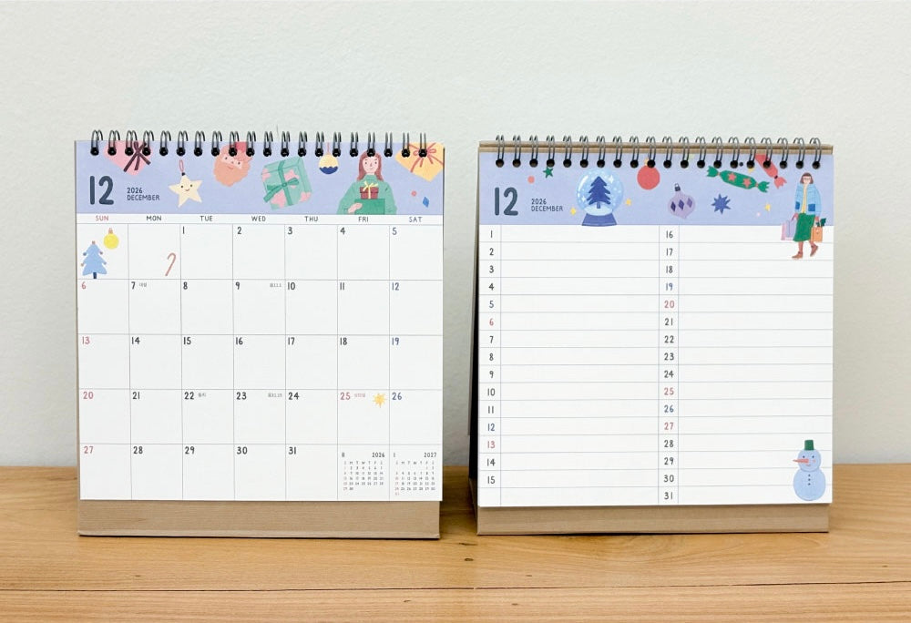 2026 韓國The Daily Story 桌面月曆[預購貨品，下單後14天出貨]