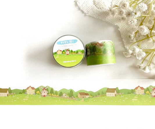 韓國Malang Day 和紙紙膠帶 - 春日花園 [預購貨品，下單後14天出貨]