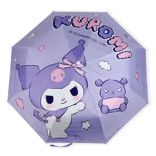 Sanrio Characters晴雨兩用 · 自動開關防UV縮骨雨傘- Kuromi / My Melody （預購貨品）