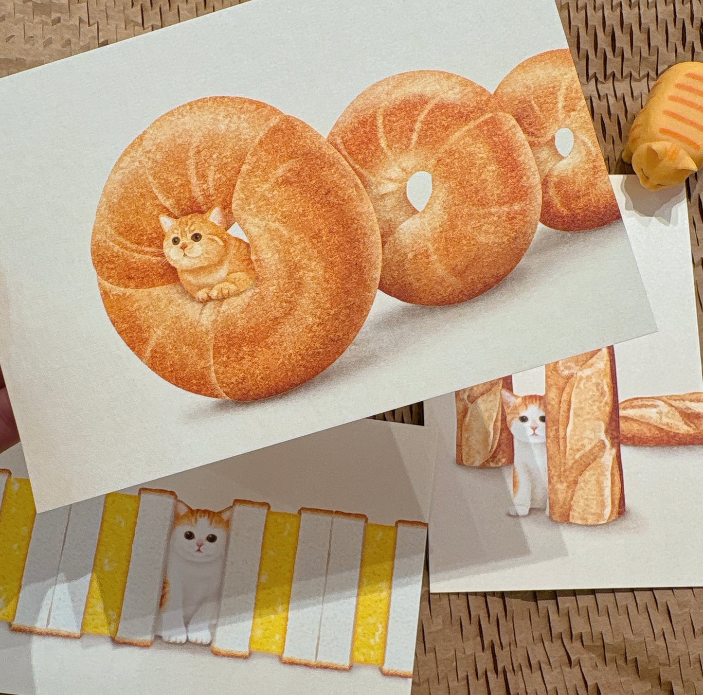 日本Artish - 藤沢さだみ 貓咪烘焙明信片 - 四款選擇