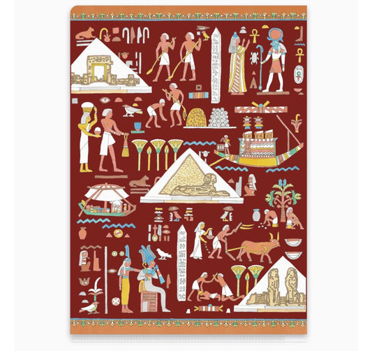 《埃及篇文具》日本Shusein 古埃及A5 文件夾 - 兩色選擇 [預購貨品］