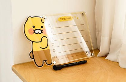 韓國春植磁石每週日程規劃板 (附有筆）