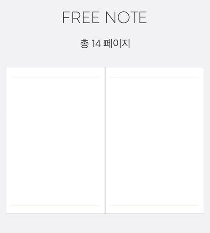 韓國Indigo 2026 Schedule - Year of Rainbow 🌈 月+週計劃版本* [預購貨品，下單後14天出貨]