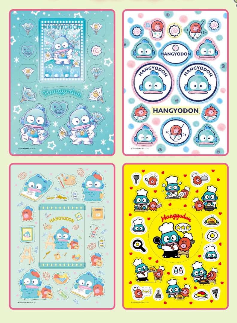 韓版Hangyodon 水怪貼紙冊 - 一冊218枚貼紙* [預購貨品，下單後14天出貨]