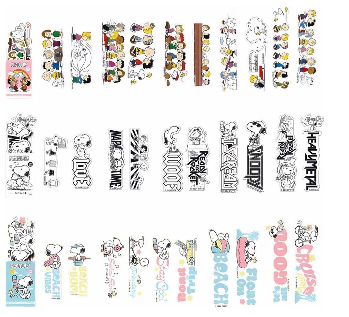 My Snoopy World 一套30 張Die-Cut 書籤 [預購貨品，訂購後2 月尾到貨]