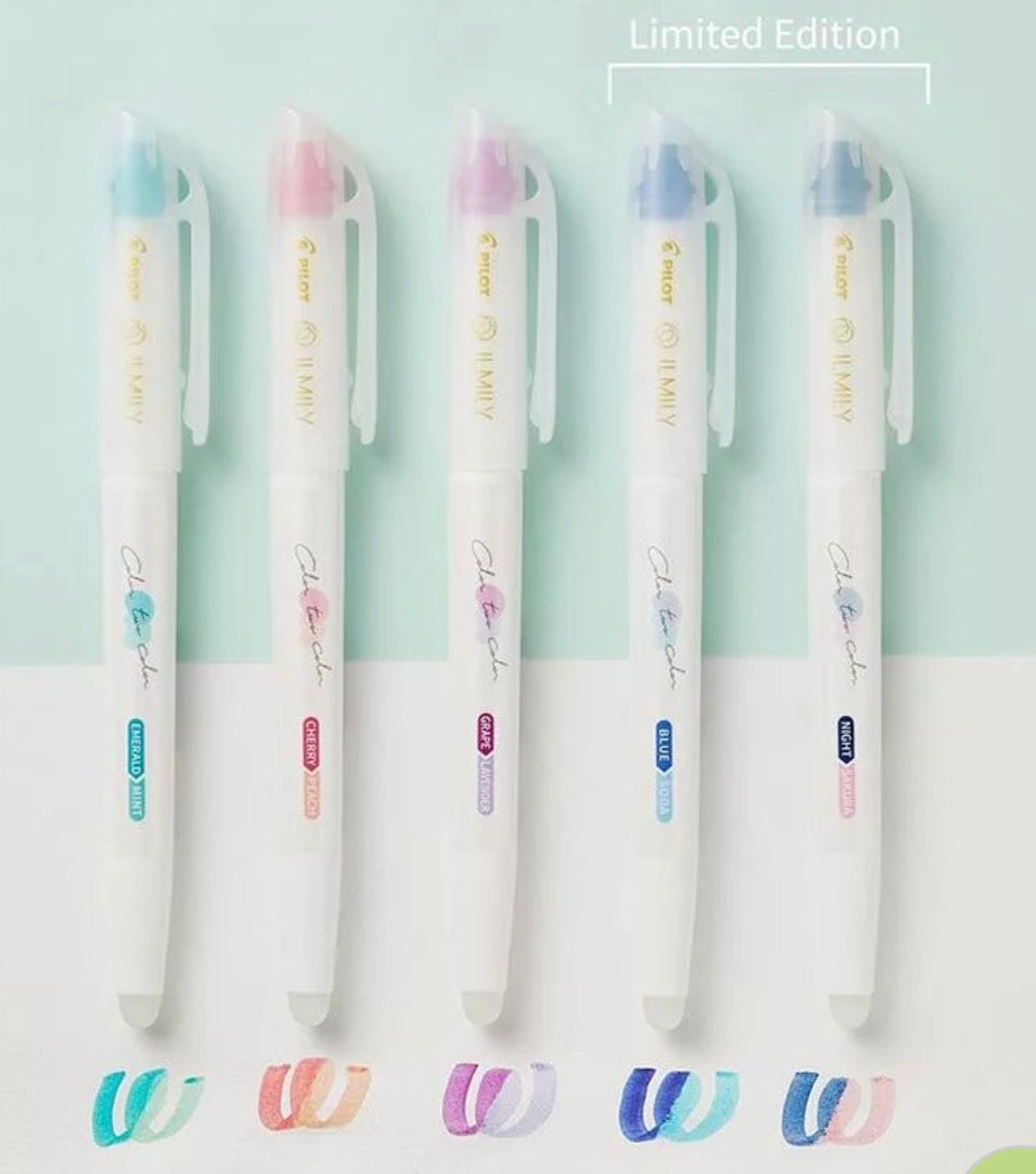 日本 Pilot 限定Ilmily 魔術擦擦變色Highlighter