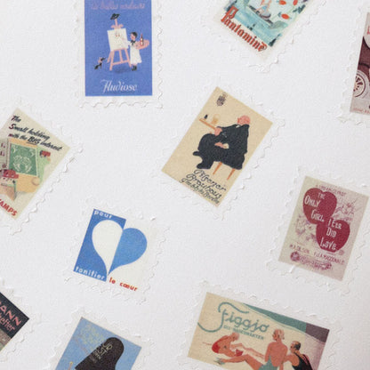 韓國 vintage 復古懷舊郵票紙膠帶 * [預購貨品，下單後14天出貨]