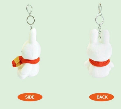 Miffy 冷頸巾🧣造型毛公仔鎖匙扣* [預購貨品，下單後14天出貨]