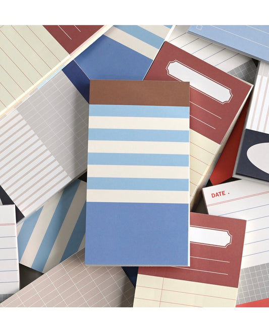韓國 MONO Paper 便條簿 - Triple memo pad - blue
