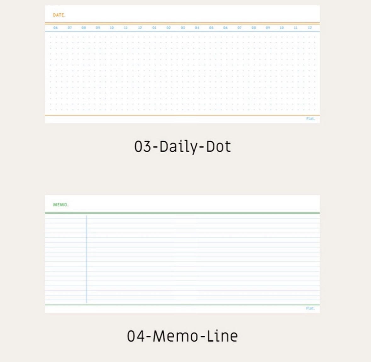 Every Day Schedule Pad (Long Size)