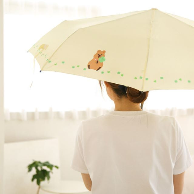 韓國濟州Kiki Quokka 自動開關防UV縮骨雨傘 - 2 款 * [預購貨品，下單後14天出貨]