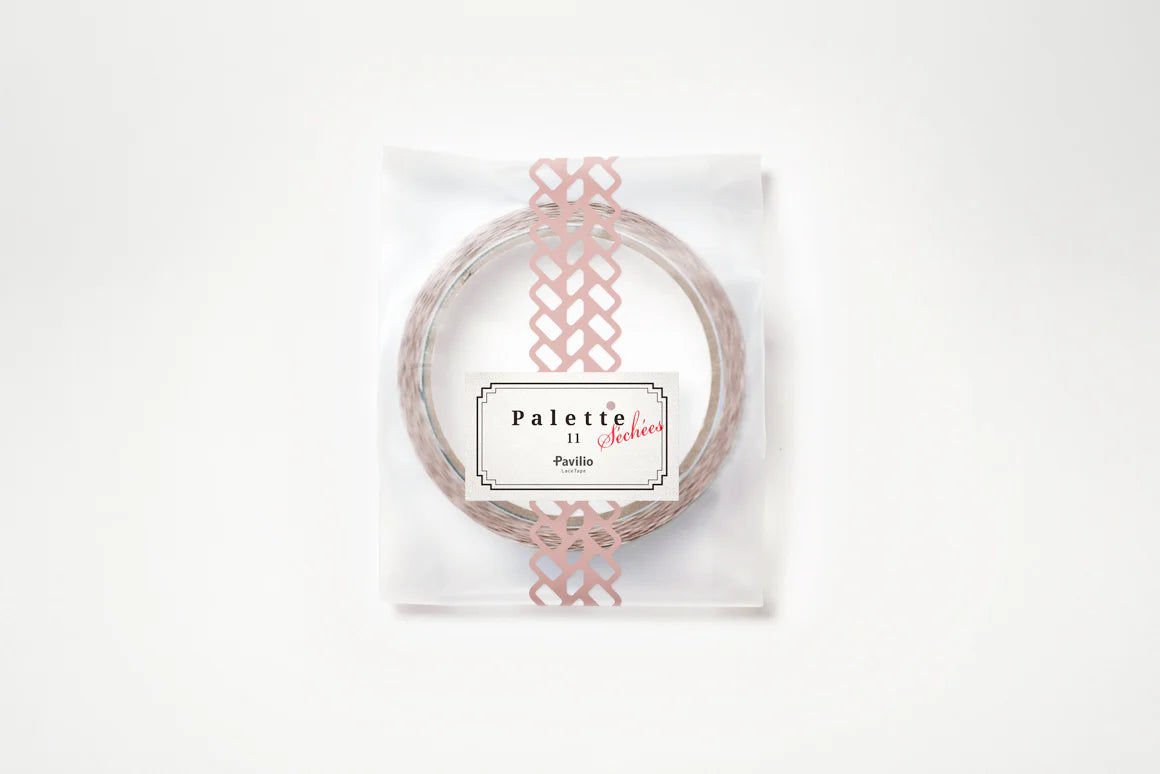 [7 月25 日截單］日本Lace Tape 系列厘士鏤空紙膠帶 - PALETTE SÉCHÉES