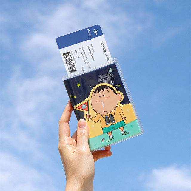 <新企劃> Crayon Shinchan 蠟筆小新系列透明護照套第二彈 - * [預購貨品，下單後14天出貨]