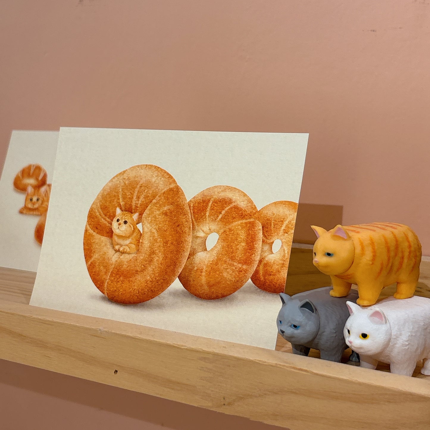 日本Artish - 藤沢さだみ 貓咪烘焙明信片 - 四款選擇