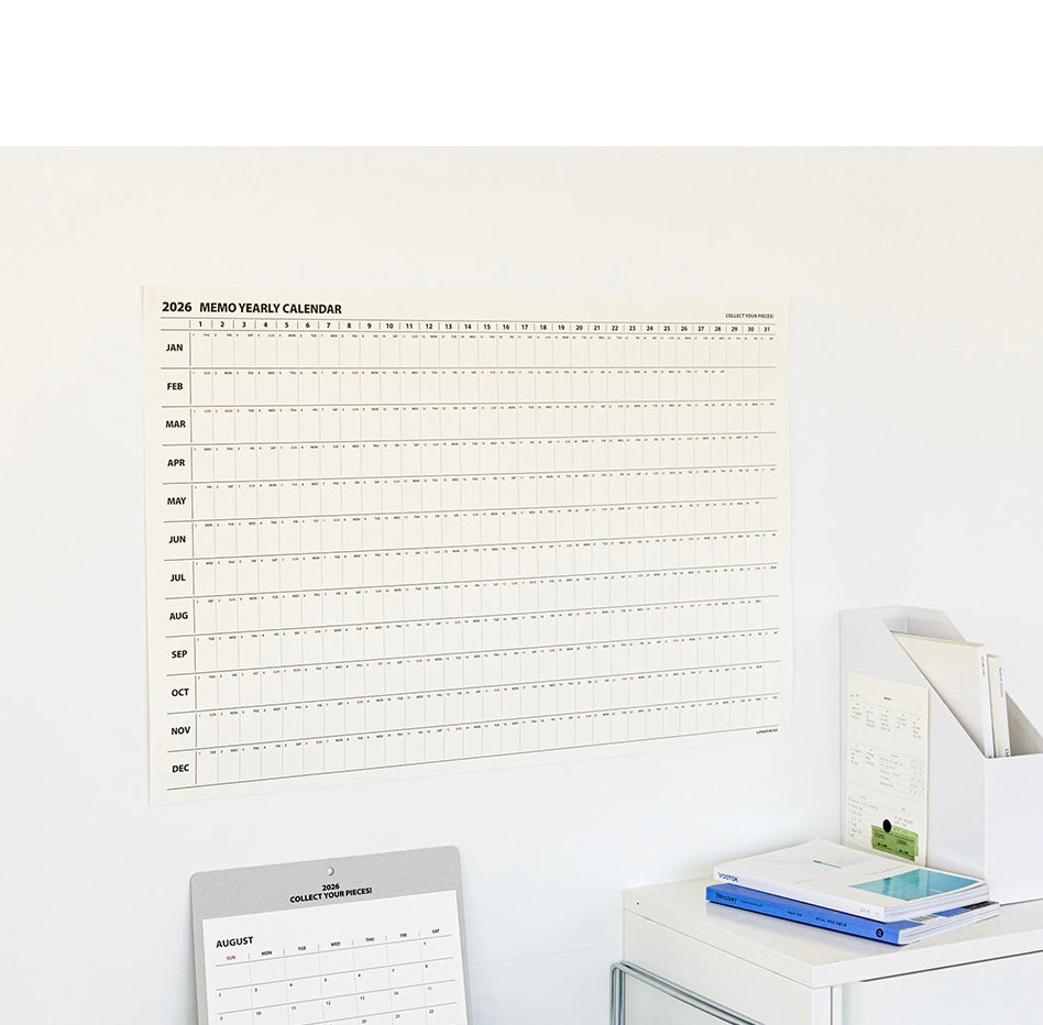 韓國 Make my Year 2026 貼牆年曆  ( LIMITED EDITION❗️兩星期後到貨）- 橫/直兩個款式