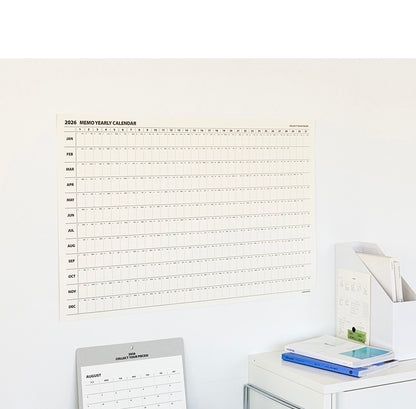 韓國 Make my Year 2026 貼牆年曆  ( LIMITED EDITION❗️兩星期後到貨）- 橫/直兩個款式