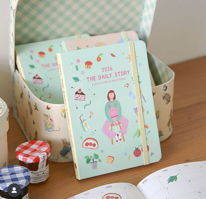 2026 韓國The Daily Story B6 月週計劃Schedule - 兩款封面 [預購貨品，下單後14天出貨]