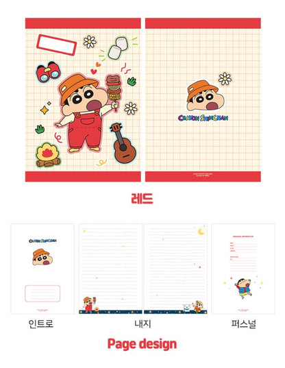 Crayon Shinchan 蠟筆小新系列 A5 圈圈筆記簿  - 橫線 * [預購貨品，下單後14天出貨]