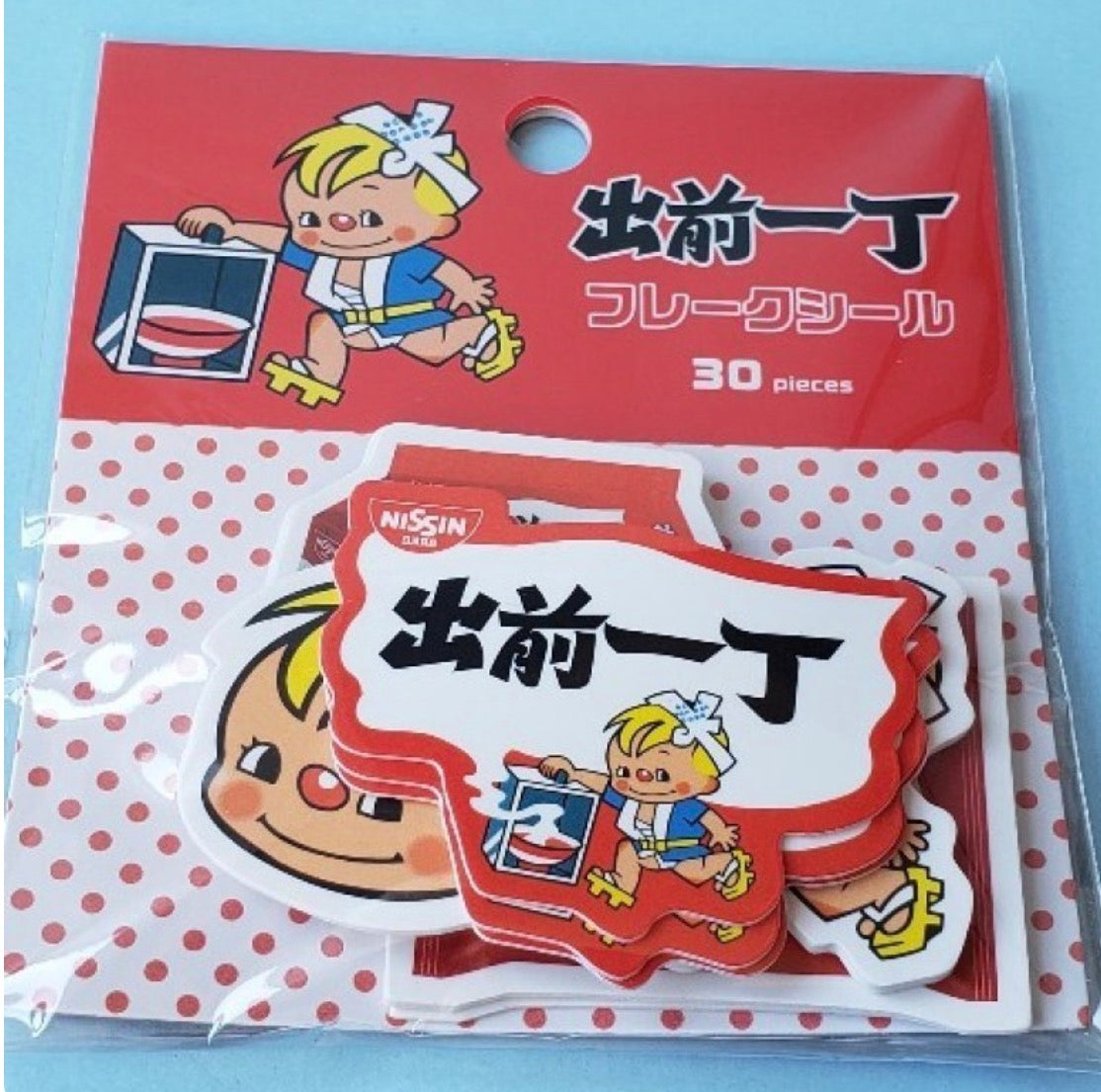 日本出前一丁貼紙包