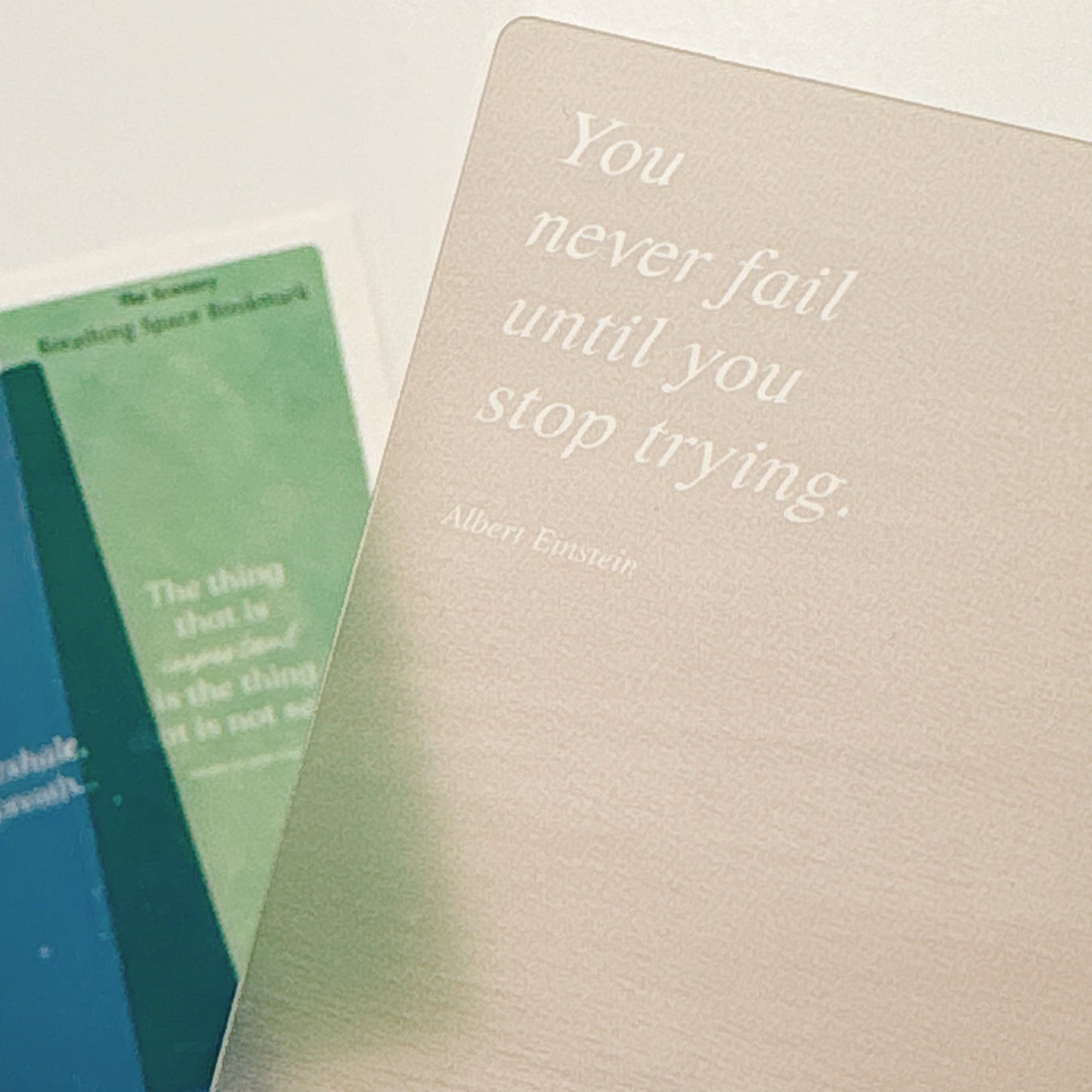 The Scenery Breathing Space 透明書籤三張套裝 - Whisper