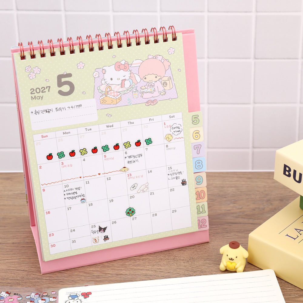 Sanrio Characters 2027 桌上月曆 [預購貨品]