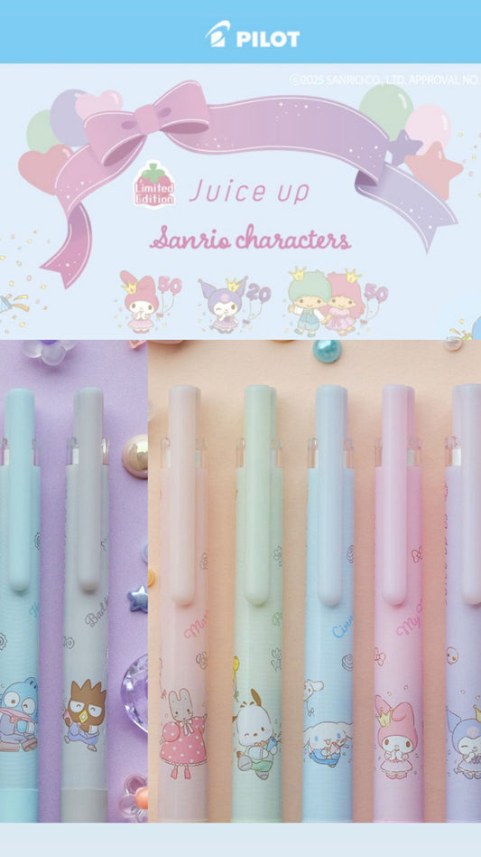 日本Pilot Juice Up x Sanrio Characters 0.5 黑色啫喱筆 * [預購貨品，下單後14天出貨]