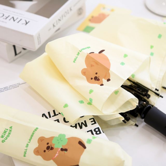 韓國濟州Kiki Quokka 自動開關防UV縮骨雨傘 - 2 款 * [預購貨品，下單後14天出貨]