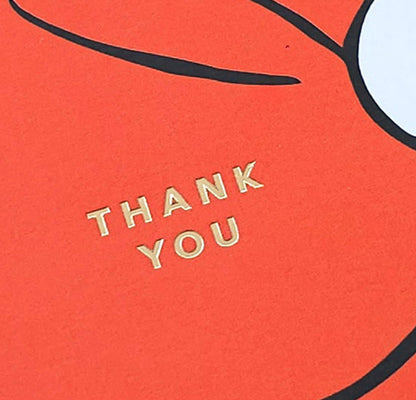 韓國插畫家썸켓츠心意卡系列 - 紅蝴蝶結🎀的貓咪 - Thank You