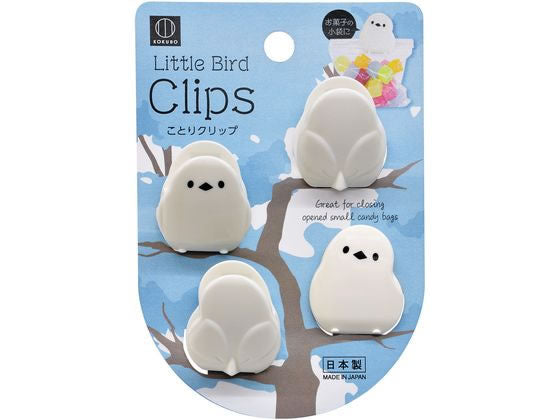 日本製Kokoro 小小雪鳥夾 - 一套4 個入