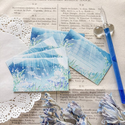 日本Sea Garden Message Card Set - 一套10 張：海洋傳說 [預購貨品］
