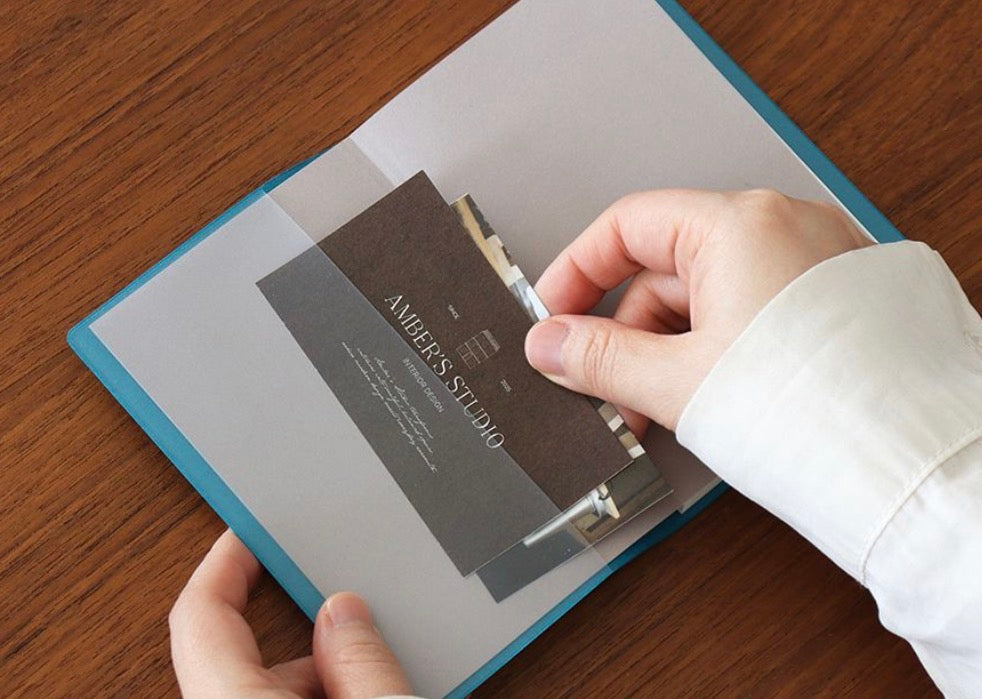 「 Small Things For Good Days 」皮革封面A6 橫線筆記簿